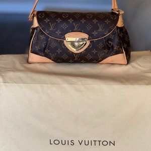 Authentic Louis Vuitton Beverly MM Monogram with dust bag and shopping bag